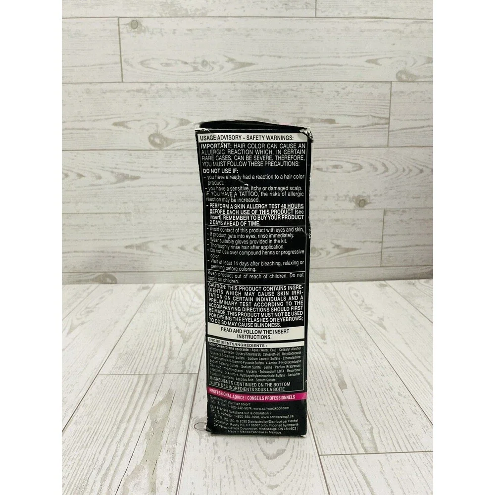 Schwarzkopf Color Ultime Permanent Hair Color 1.3 Black Cherry
